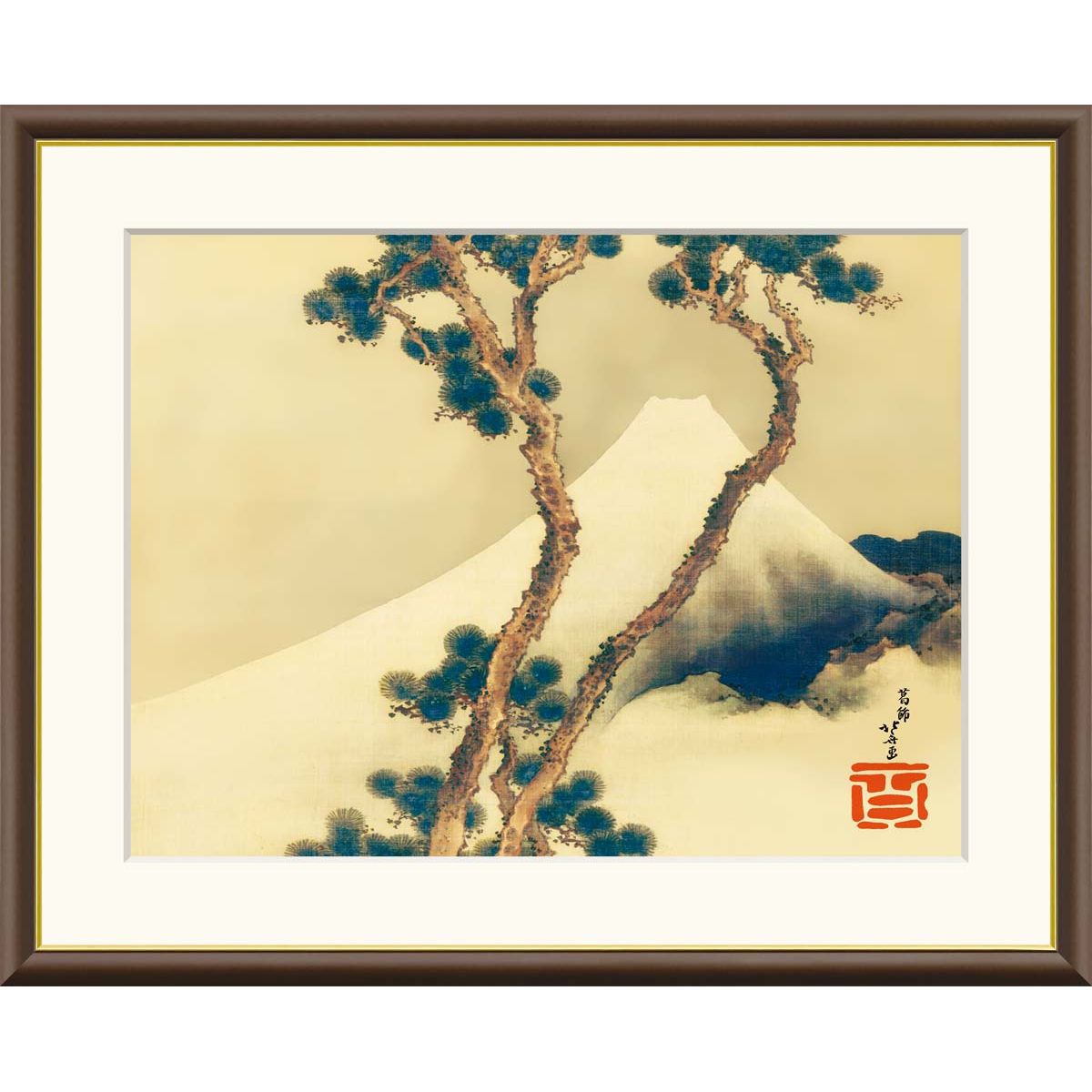 絵画 額入り インテリア アート 送料無料 額絵 高精彩複製画 北斗七星 絵画 日本の名画 春色 菱田春草 額入り インテリア アート 額絵 高精彩複製