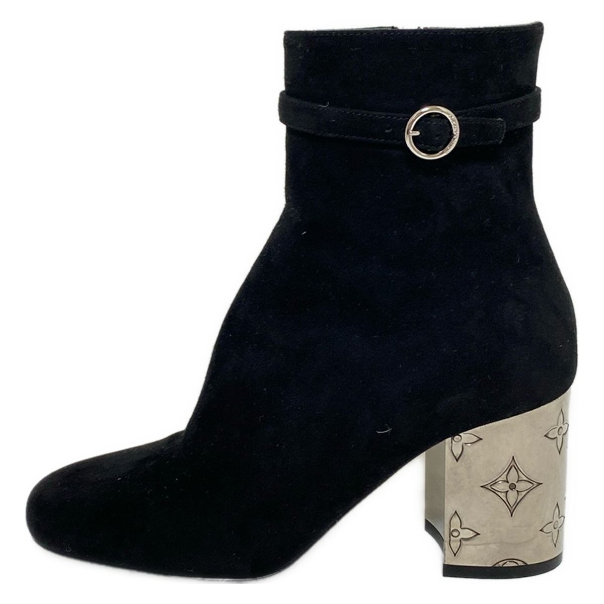 LOUIS VUITTON ルイヴィトン ショートブーツ 36 レディース - 黒