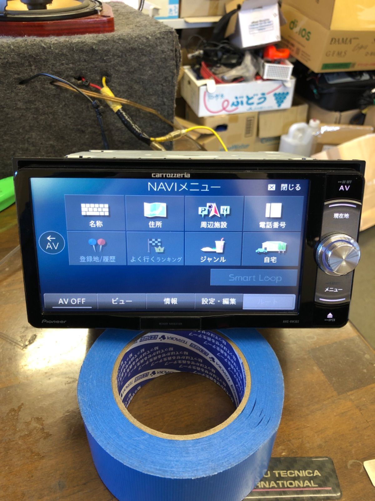 カロッツェリア カーナビ AVIC-RW302 ワンセグ CD DVD USB