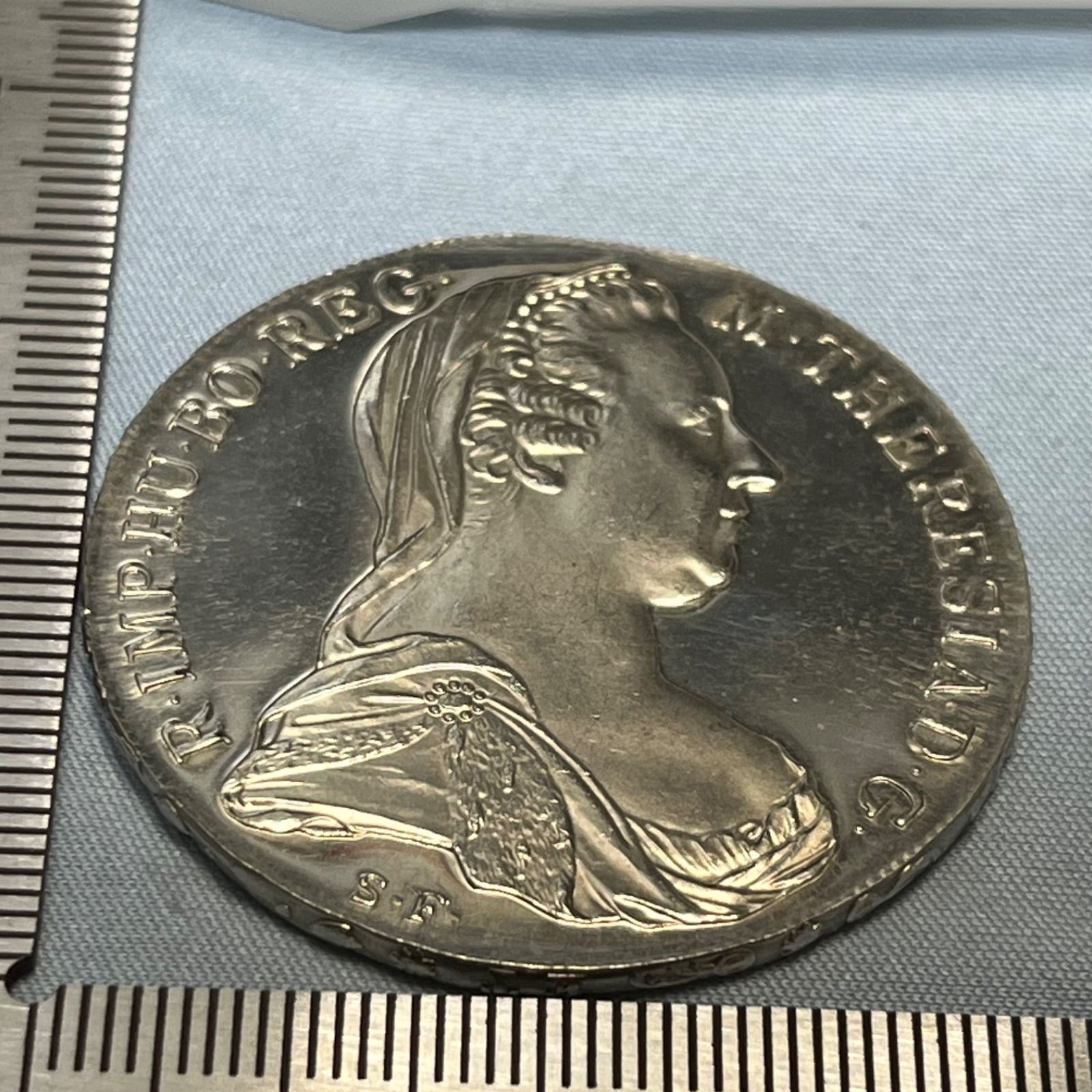 銀貨 1780年 マリア テレジア ターラー 銀83.3 28g ウィーン造幣局 リストライク Proof仕上げ 297