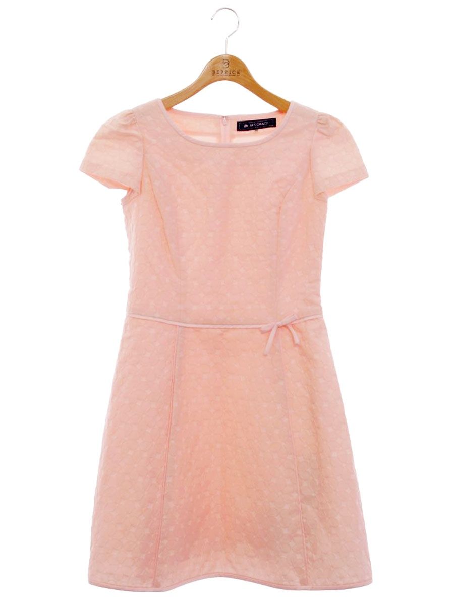 極美品　エムズグレイシー　桜　ワンピース　ピンク　38 極美品 エムズグレイシー 桜 ワンピース ピンク 38 - メルカリ
