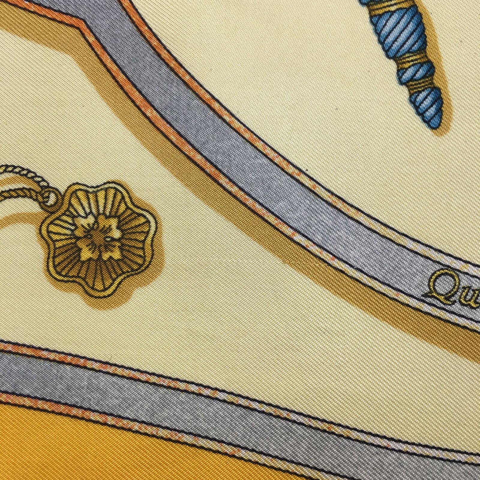 良品 エルメス HERMES カレ90 スカーフ Chanteclair 106 HERMES