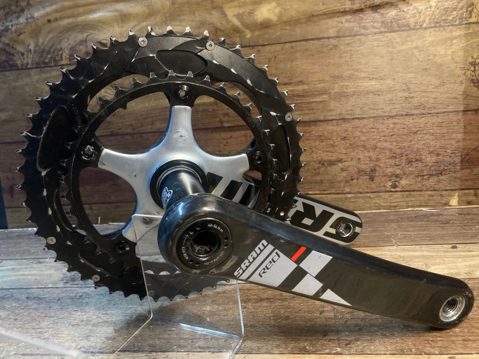 「高評価！」注目のレビュ IC948 2x10S 175mm BB30 53/39T クランクセット RED SRAM スラム セット