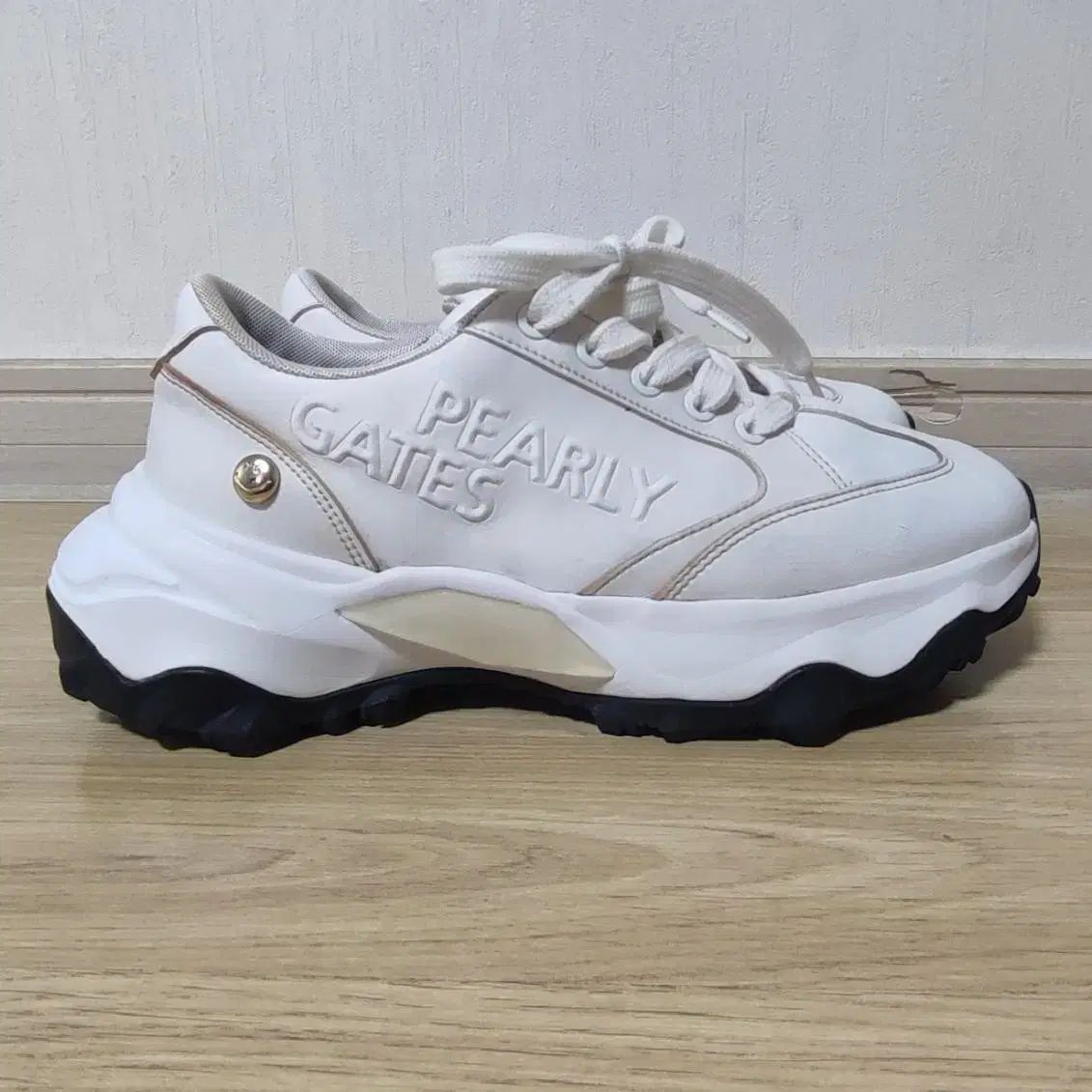 パーリーゲイツ PEARLY GATES レディースゴルフシューズ 24.5㎝ 美品