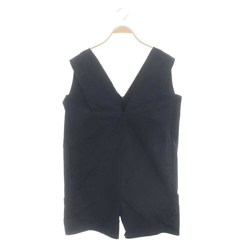 マチャット MACHATT 22SS タックロンパース M 黒 ブラック /SY □OS  