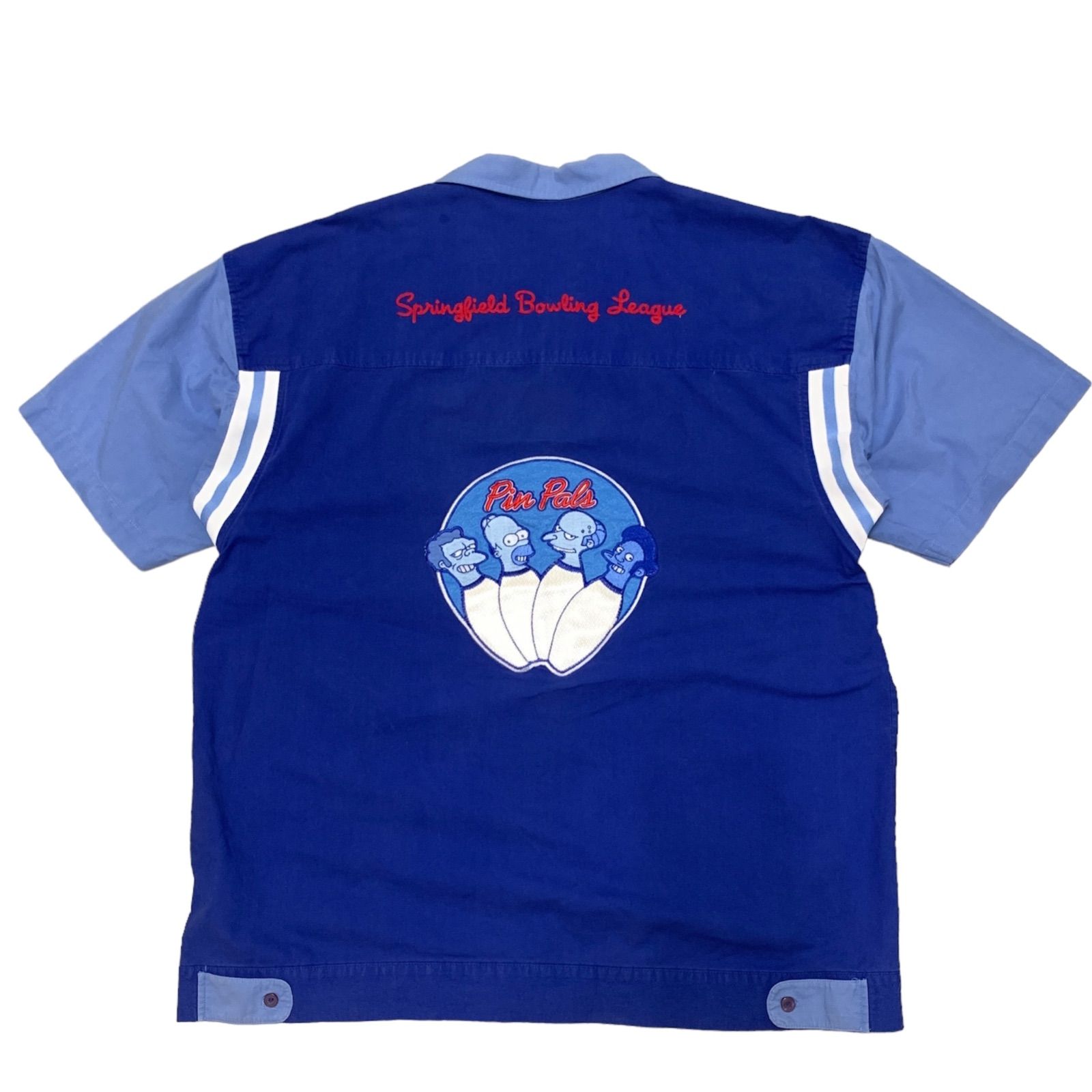 【レア】2002年Simpsons シンプソンズ ボウリングシャツ L〜XL レア】2002年Simpsons シンプソンズ ボウリングシャツ L〜XL