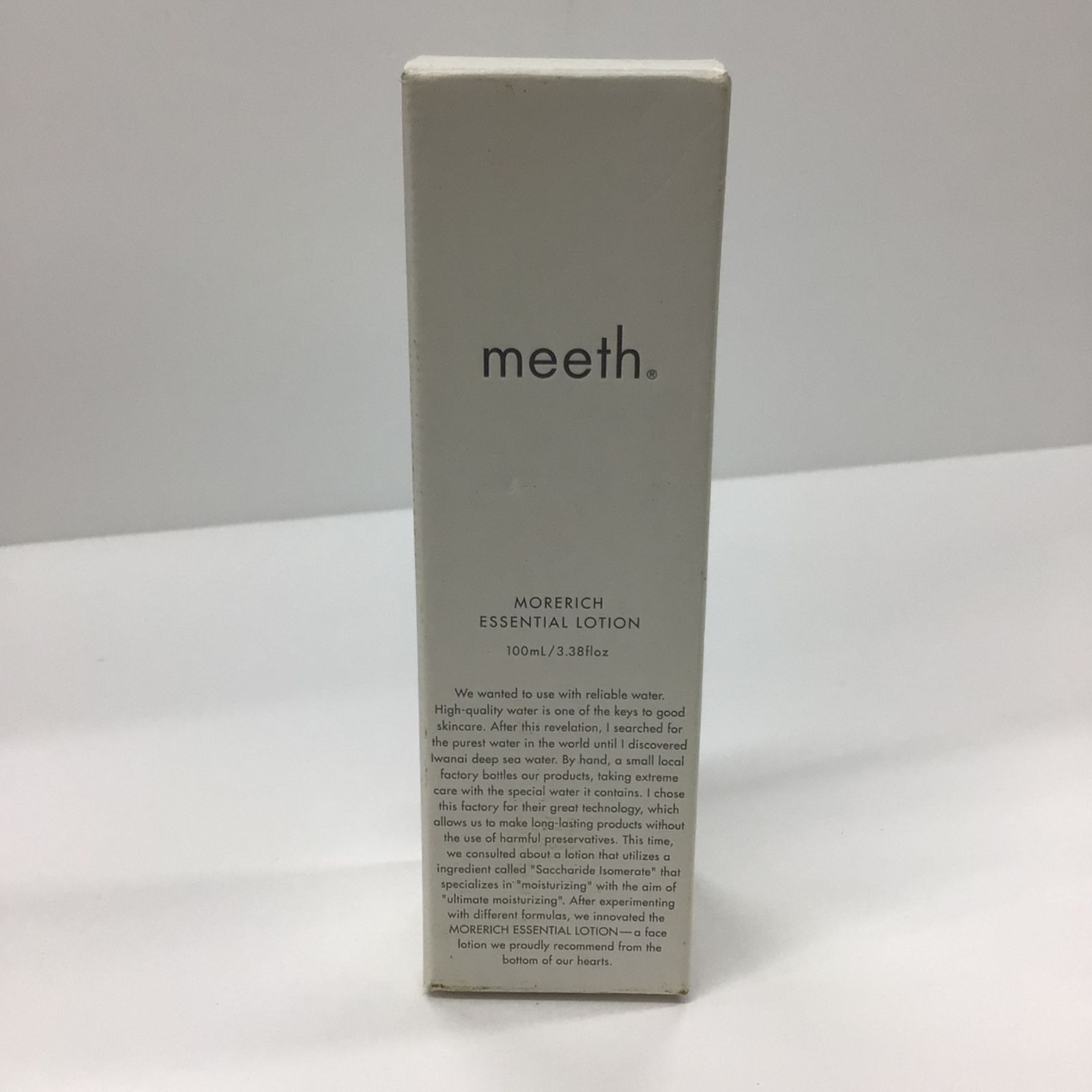 meeth (ミース) モアリッチエッセンシャルローション 100mL〈化粧水〉 Amazon | meeth (ミース) モアリッチスムースクレンズ 120mL
