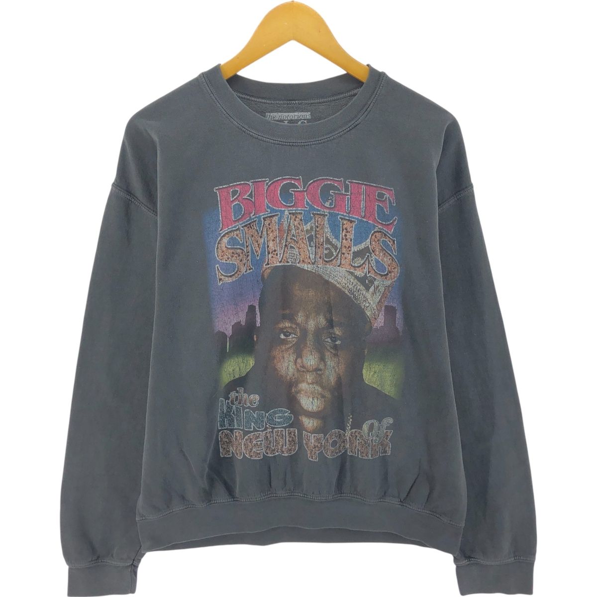 古着 THE NOTORIUS B.I.G. ノートリアスビッグ ラップ スウェットシャツ トレーナー メンズM相当/eaa526549