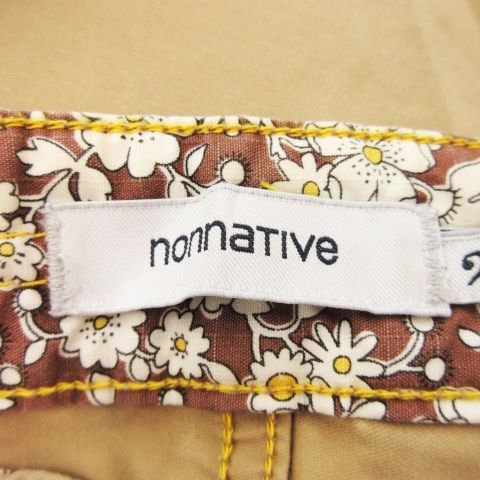 ノンネイティブ nonnative チノパン テーパード ジップフライ
