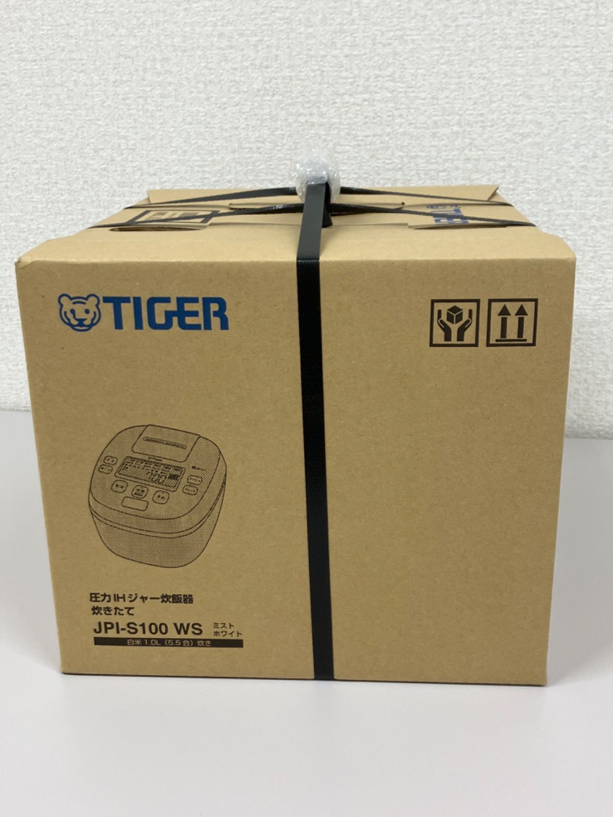 未開封】TIGER タイガー JPI-S100 WS 圧力IHジャー炊飯器 5.5合 - メルカリ