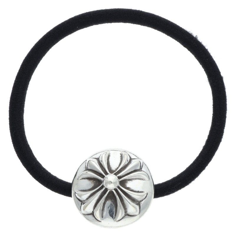 クロムハーツ HAIRBAND|クロスボールボタンヘアゴム オールドシルバーコンチョ メンズ