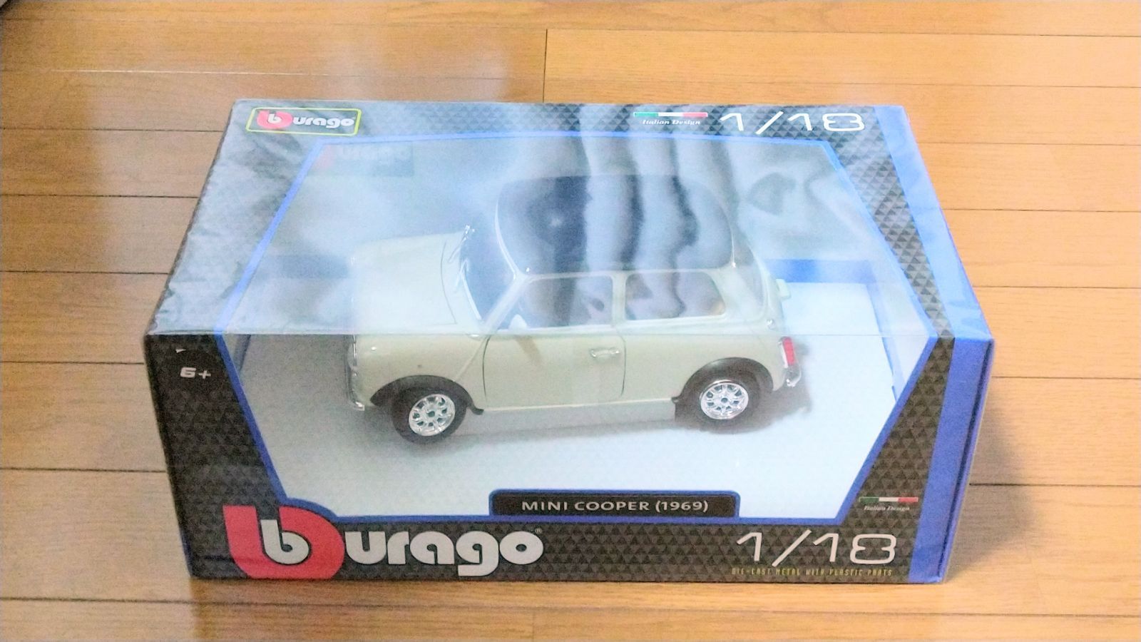 希少 ブラゴ 1/18 ミニ クーパー 1969 ベージュ 新品未開封