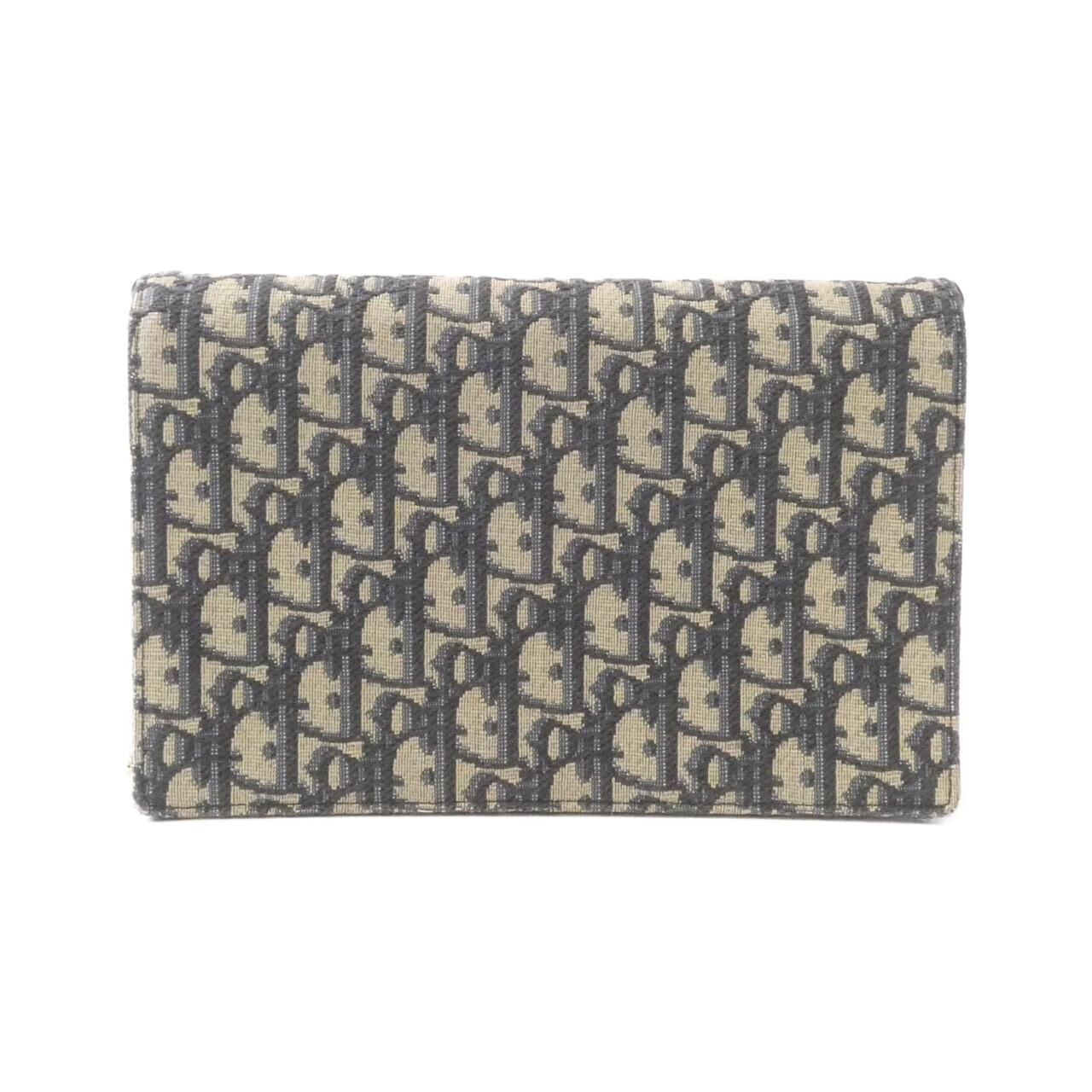 クリスチャンディオール DIOR OBLIQUE サドルポーチ S5620CTZQ チェーンウォレット