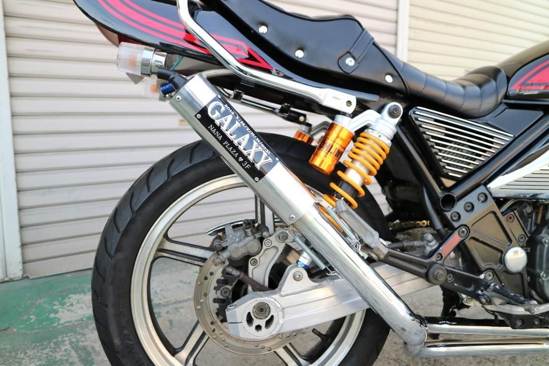 Amazon | ゼファー４００ マフラー /50.8π ゼファーχ Z400FX Z400GP ZR400C ZR400G ガニマタ 4-2-1  DJ 豪 NAKANO kawasaki カワサキ (ナカノイーレス黒) | フルエキゾースト | 車＆バイク