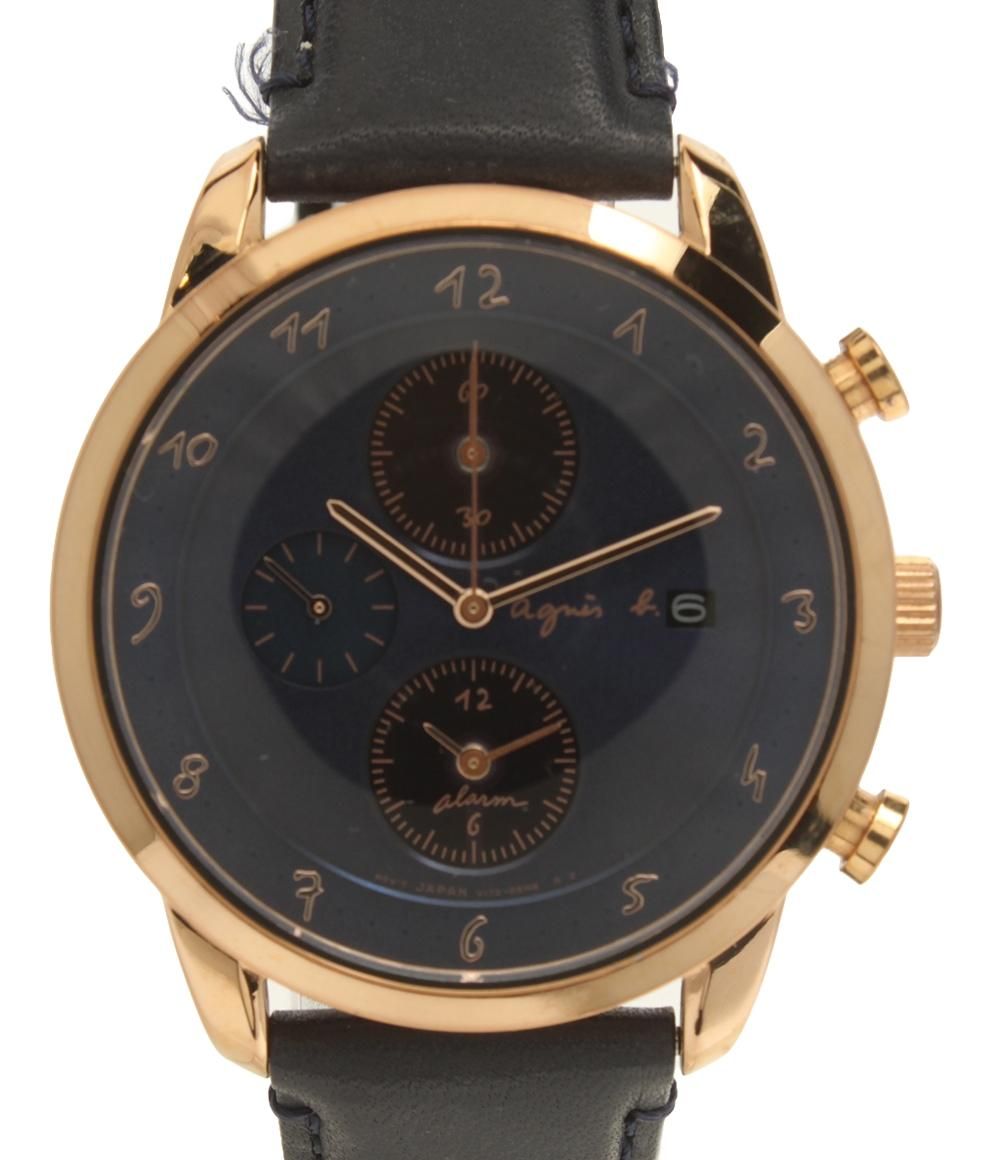 アニエスベー 腕時計 V172-KKC0 ソーラー メンズ agnes b. - メルカリ