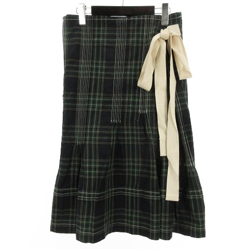 トリココムデギャルソン tricot COMME des GARCONS チェック ラップ  