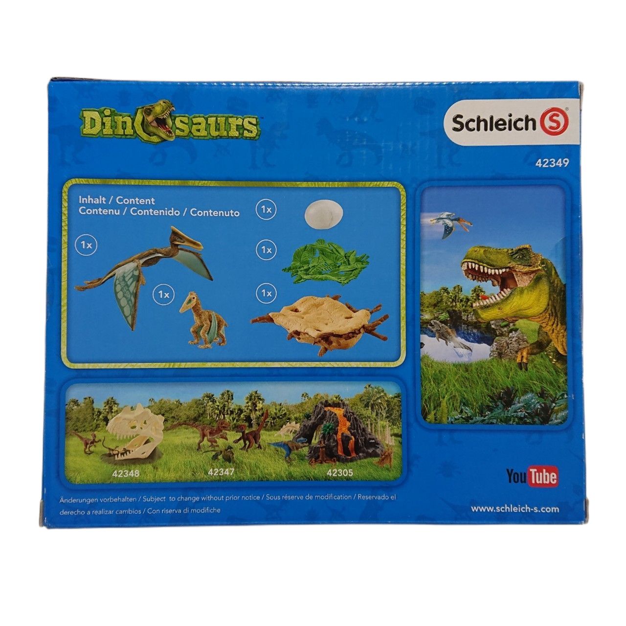 Schleich - シュライヒ　恐竜シリーズ　限定ボックス　ケツァルコアトルスの巣　他　３点セット Schleich - シュライヒ 恐竜シリーズ 限定ボックス