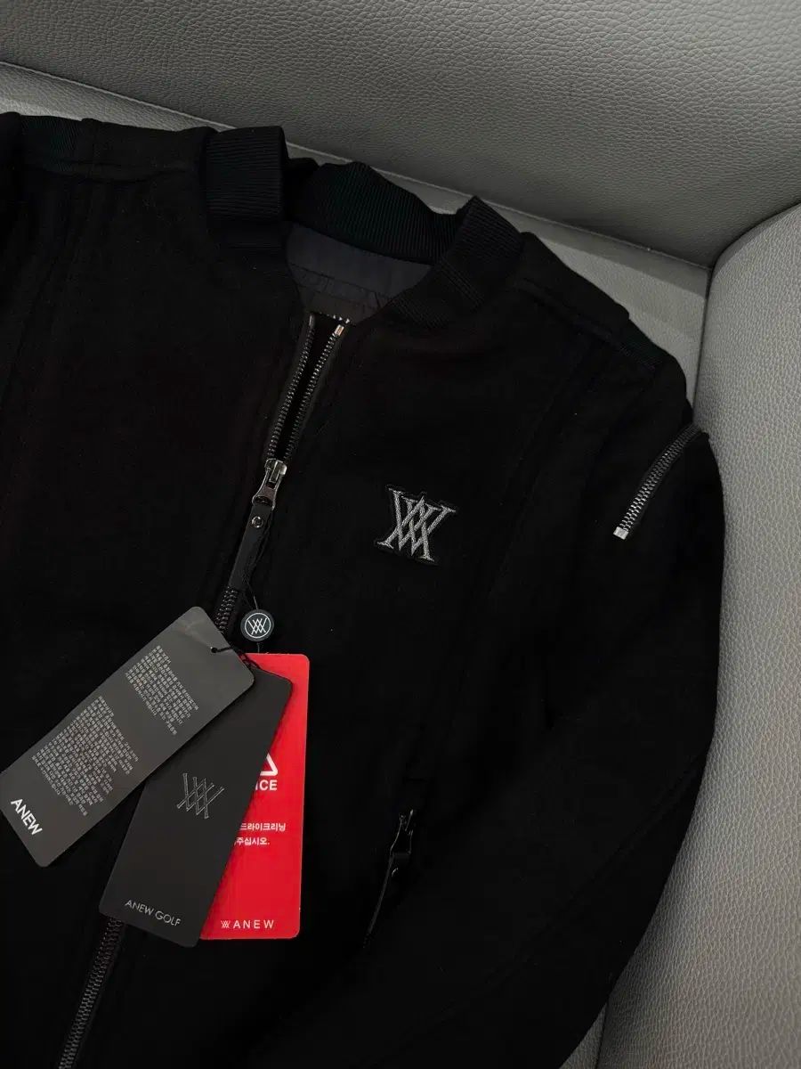 ANEW ゴルフウェア 防風ダウン ウールジャケット XS