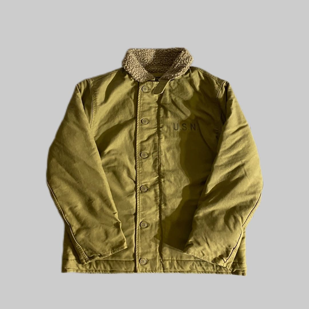 U.S.NAVY N-1 デッキジャケット U.S.Nステンシル