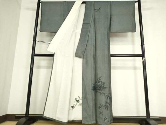 平和屋着物▽訪問着 無双 紗袷 紗×絽 露芝文 暈