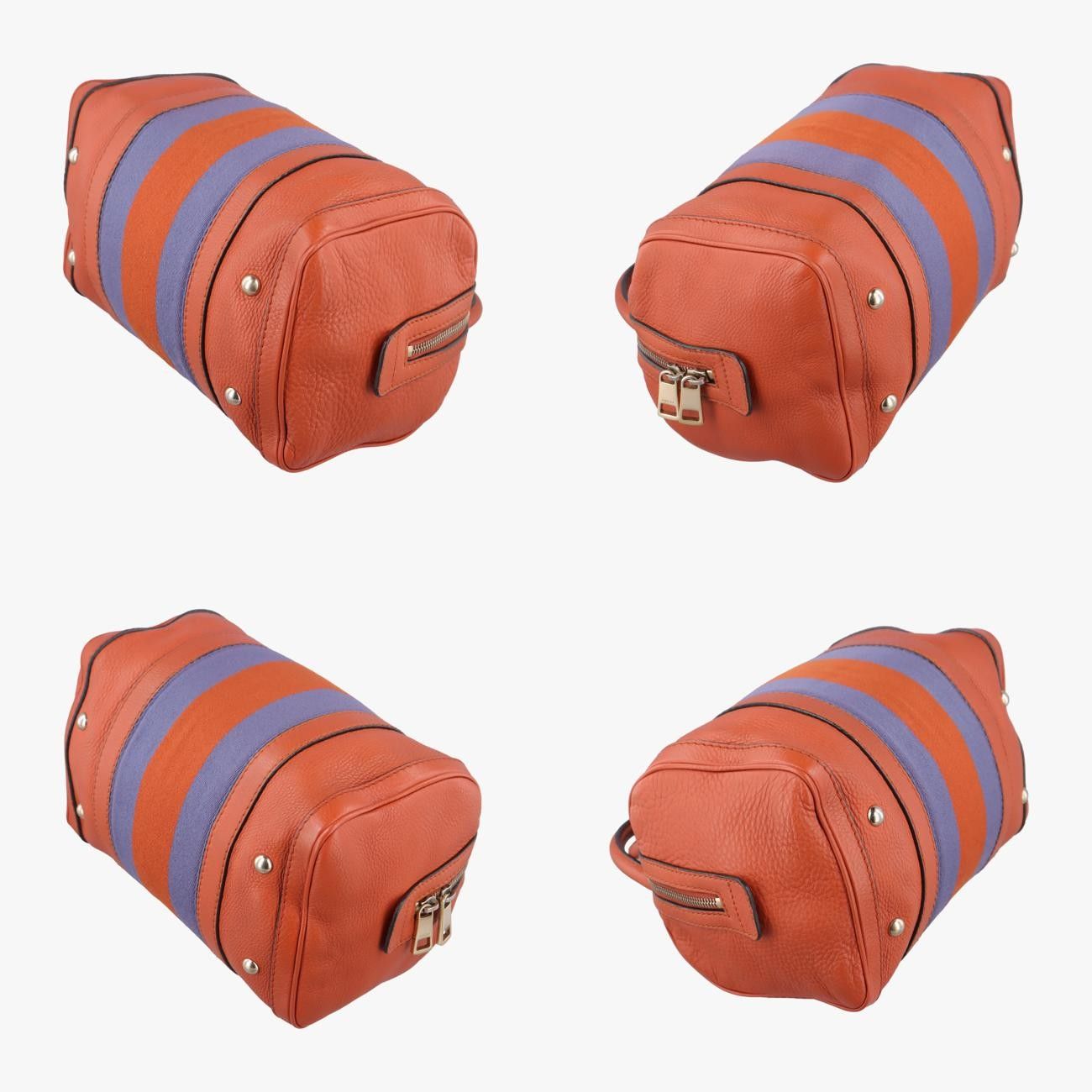 グッチGucciシェリーラインパープル×オレンジレザー269876B9613575