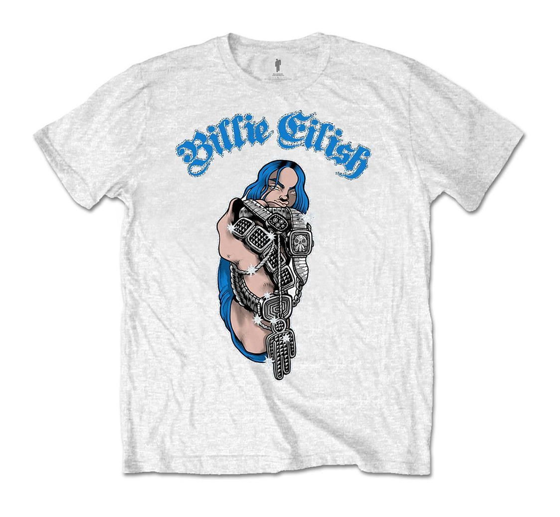 ビリー アイリッシュ Tシャツ Billie Eilish Bling 正規品 白