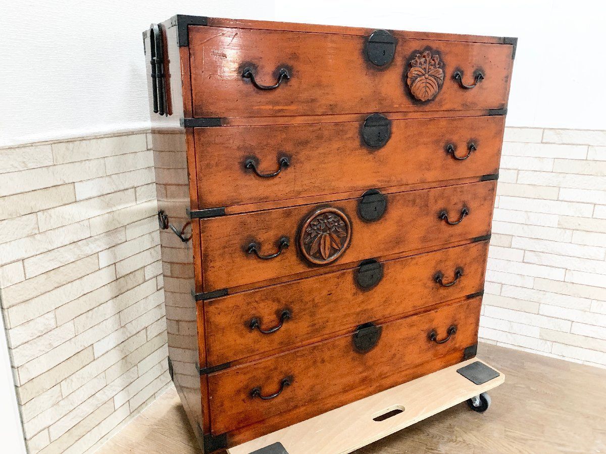 良品】ヴィンテージ ラタン サイドボード チェスト 籘 vintage ラタン