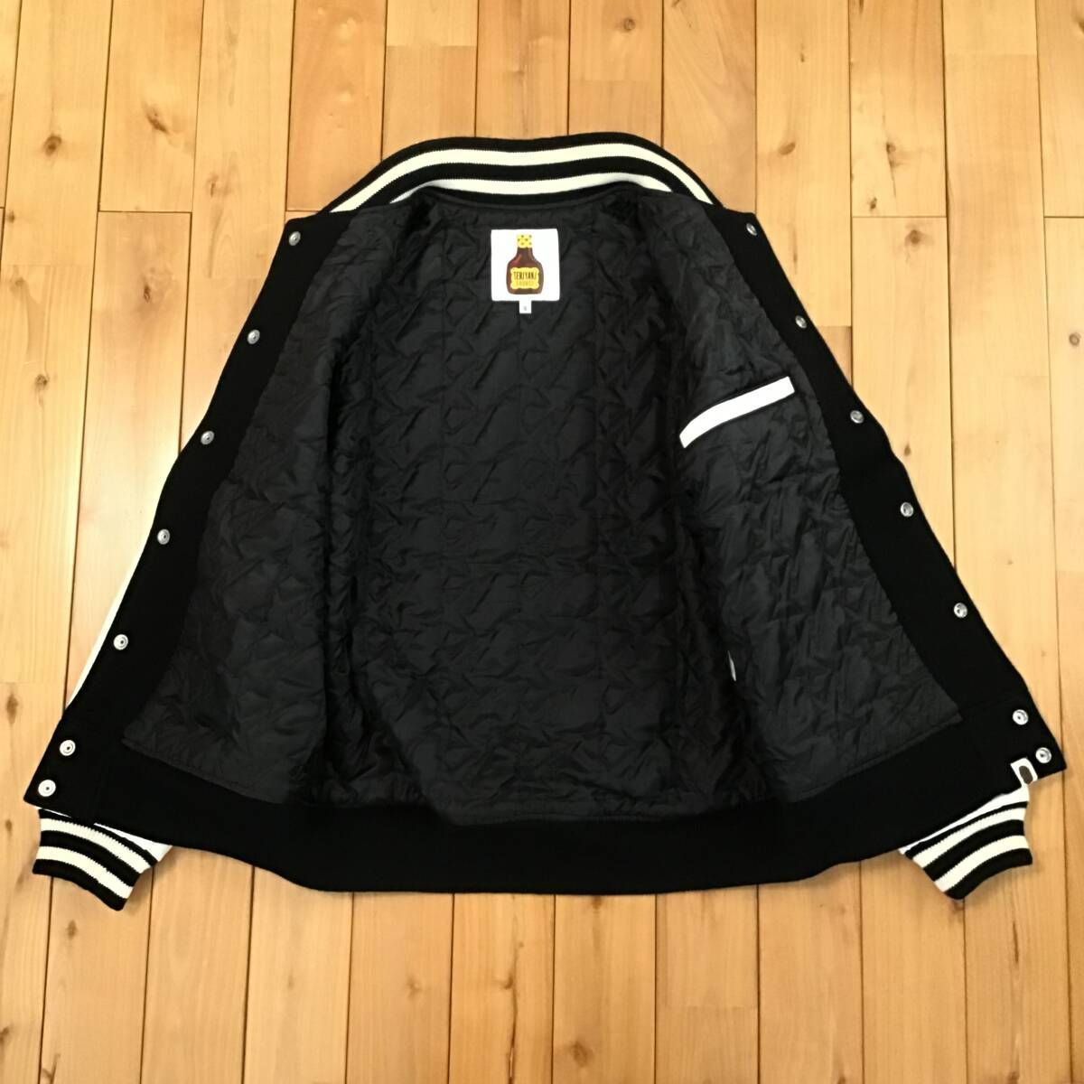☆Kanye West着用☆ TERIYAKI BOYS 袖レザー スタジャン Sサイズ a 