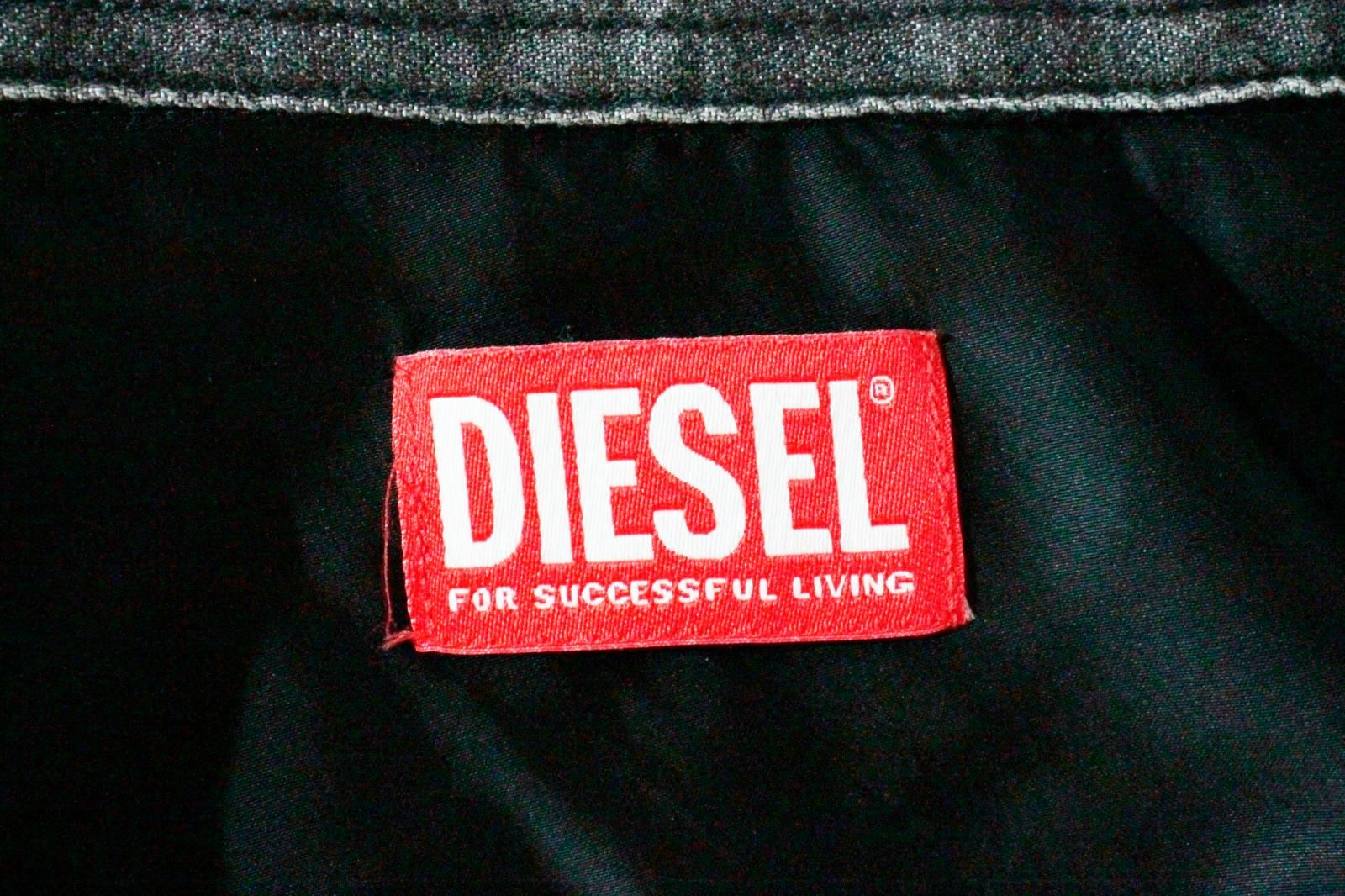 DIESEL|S-DOU-DNM-FL|長袖シャツ|40|黒