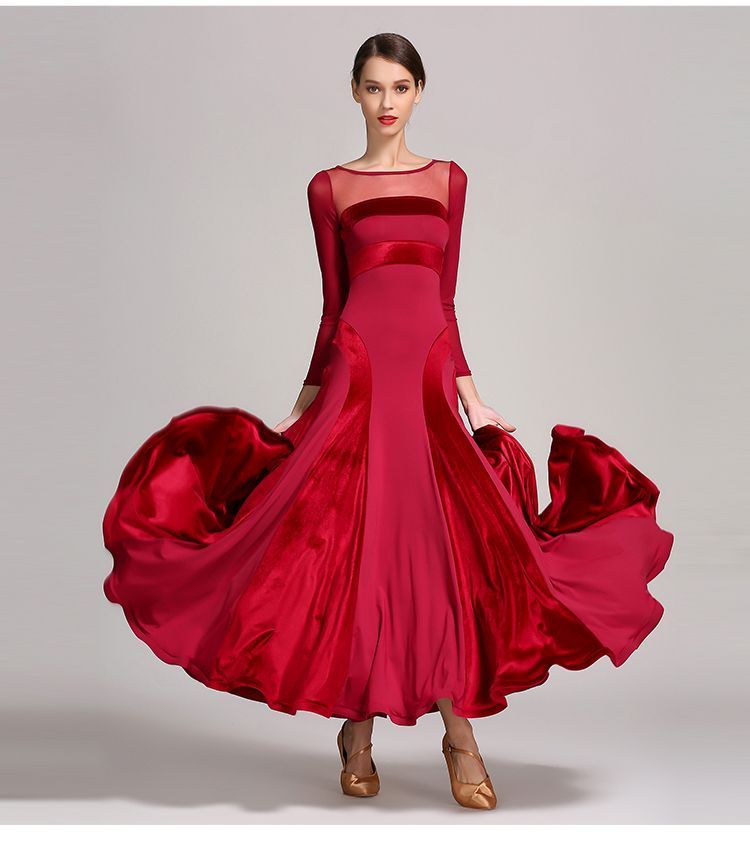 豪華モダンダンスドレス