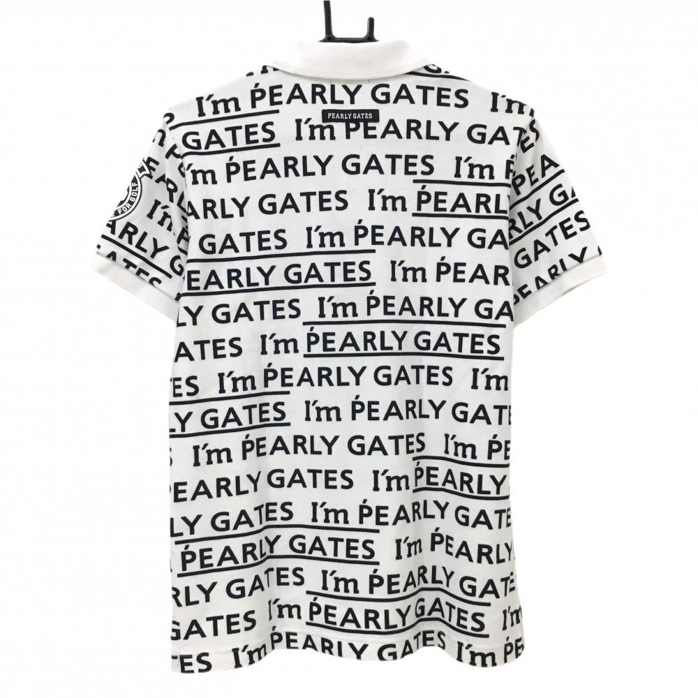 パーリーゲイツ ポロシャツ PEARLY GATES ポロシャツ ホワイト サイズL