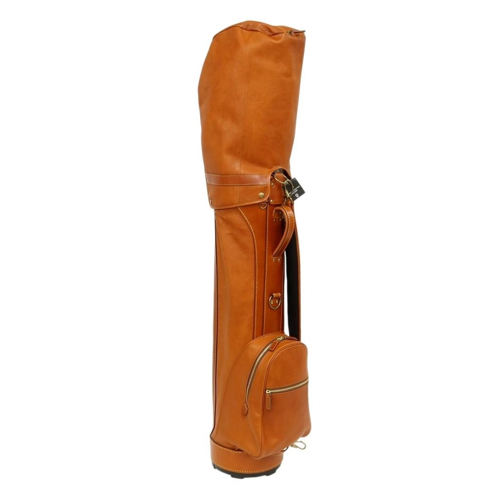 【中古】【未使用】ボンジャポネ BONJAPONE × KOYAMA GOLF BAG FACTORY CB-08 レザー ゴルフバッグ ブラウン【サイズ9型】【ユニセックス】 中古】【未使用】ボンジャポネ BONJAPONE × KOYAMA GOLF BAG