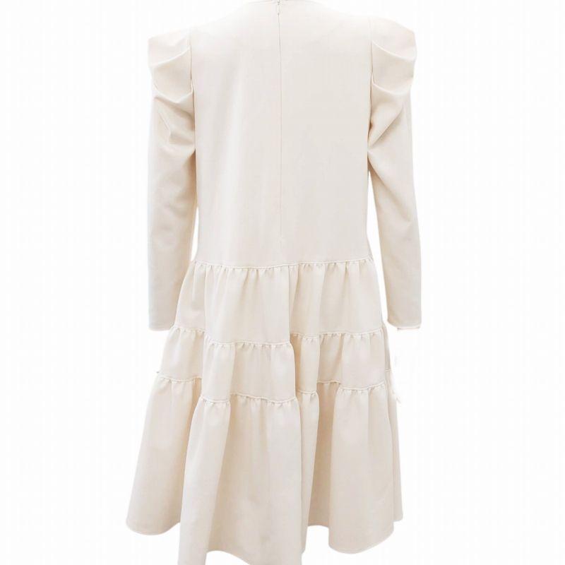 □ 46980★年 定価4.1万 セブンテンバイミホカワヒト ワンピース セブンテンバイミホカワヒト SEVEN TEN by MIHO KAWAHITO 24AW ウール