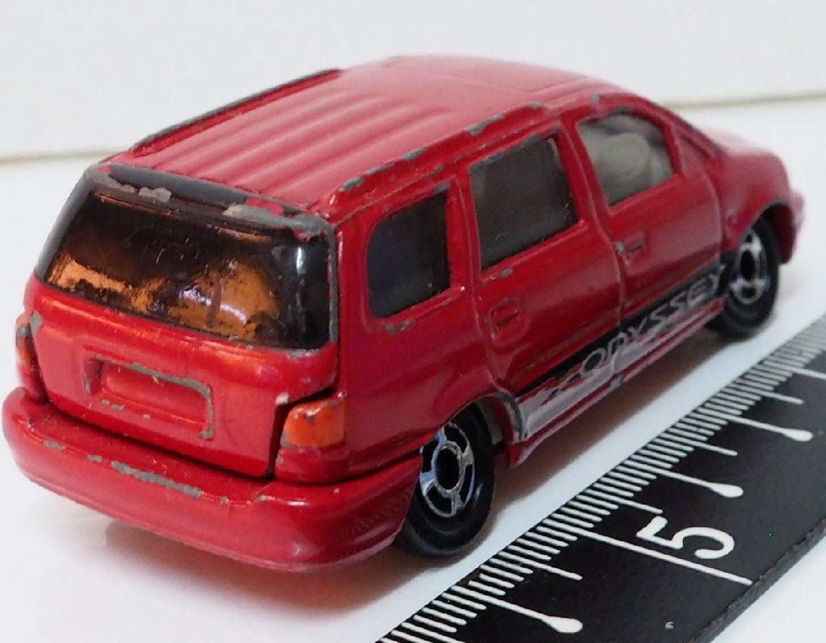 トミカ No.46【ホンダ オデッセイ HONDA ODYSSEY 赤レッド】1/66ミニカー■本田【中古】送料込