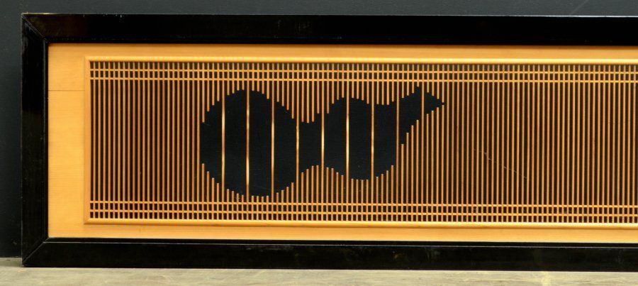 蔵A4765 建具 欄間 格子 瓢箪透文 一対 古民家座敷