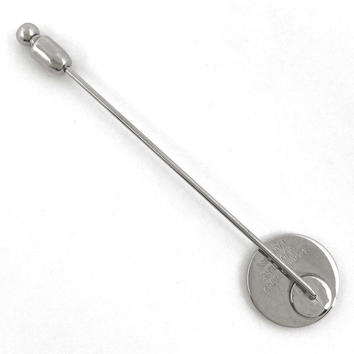 エルメス HERMES セリエ ピン ブローチ ハットピン ブローチ シルバー