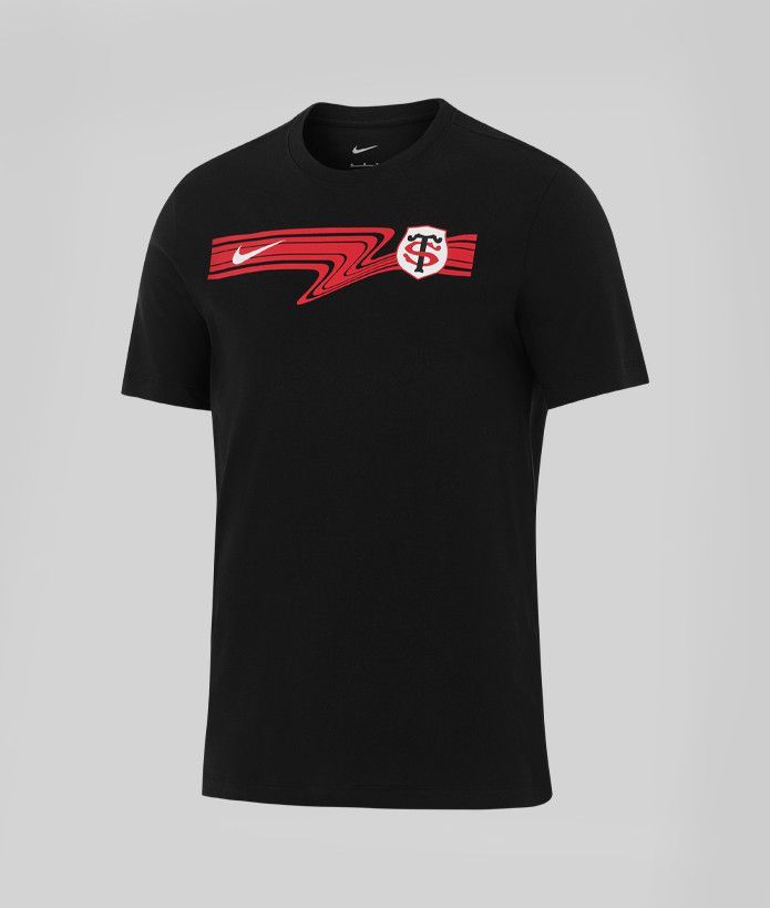 送料無料 匿名配送 ナイキ ラグビー スタッド トゥールーザン 2025|26 Tシャツ 黒 ブラック 公式モデル 日本未発売