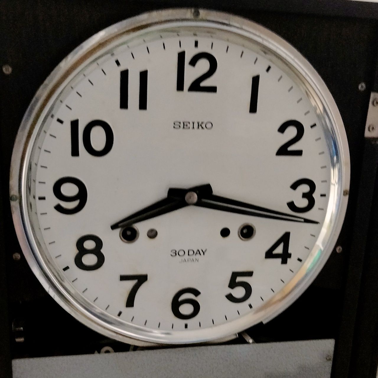 【昭和レトロ】SEIKO(セイコー)製  1ヵ月巻掛時計 日付つき  壁掛け時計 SEIKO セイコー 1ヶ月巻掛時計 掛時計 柱時計 インテリア 昭和