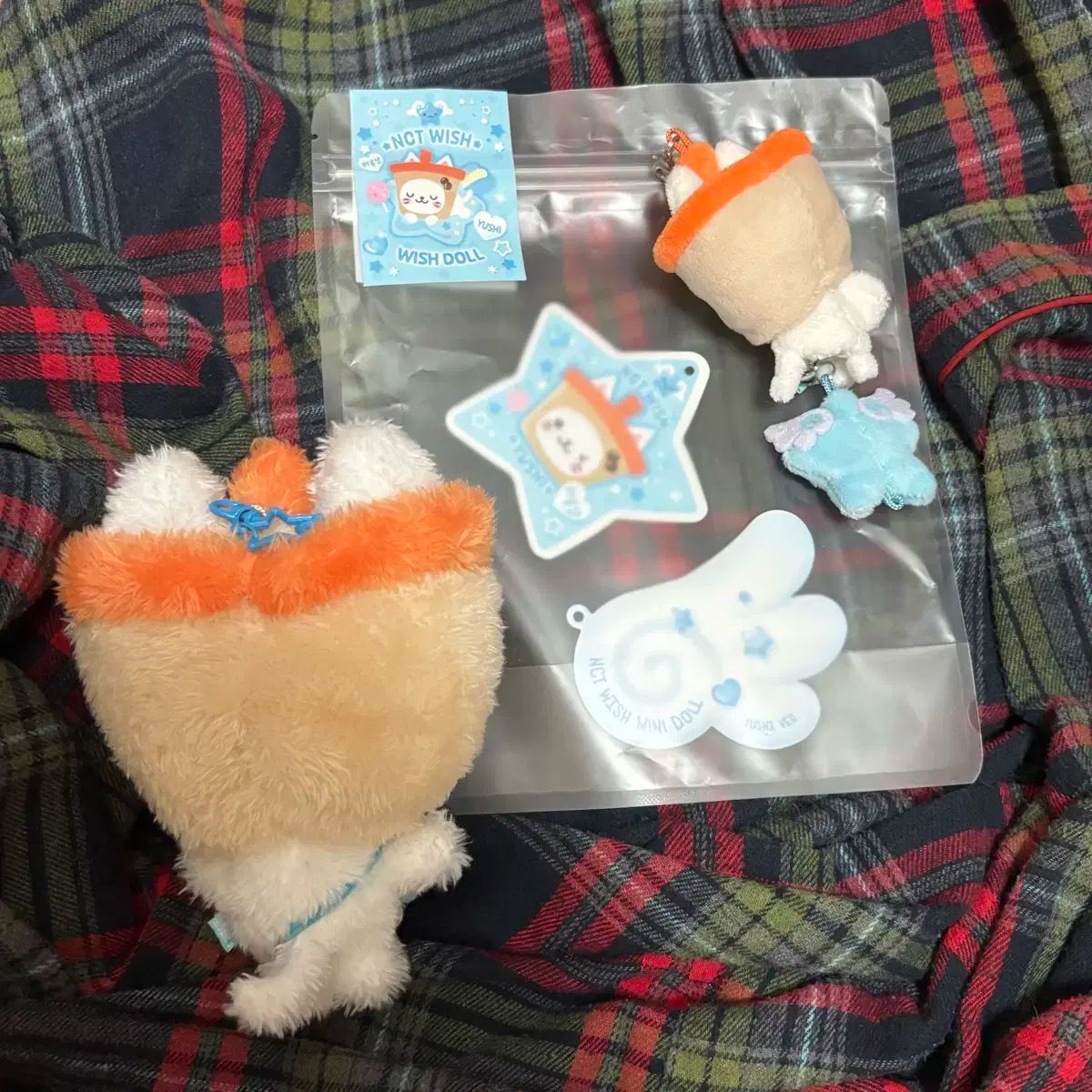 NCT エヌシーティー ウィッシュ バブルティーティーシャツ ウィッシュドール ミニドール