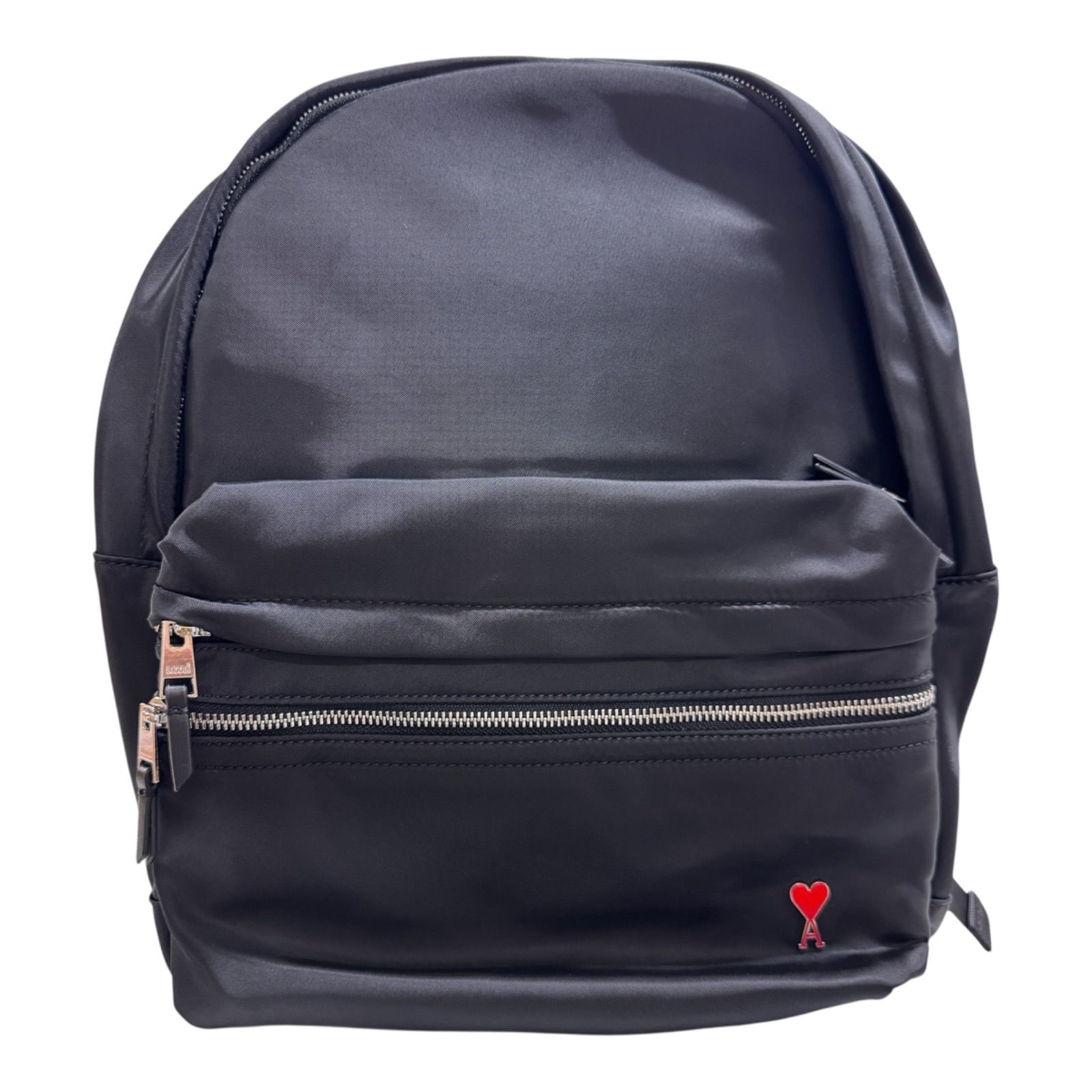 アミパリス　ブラックリュック・バックパック AMI Alexandre Mattiussi 【並行輸入品】 アミパリス PARIS