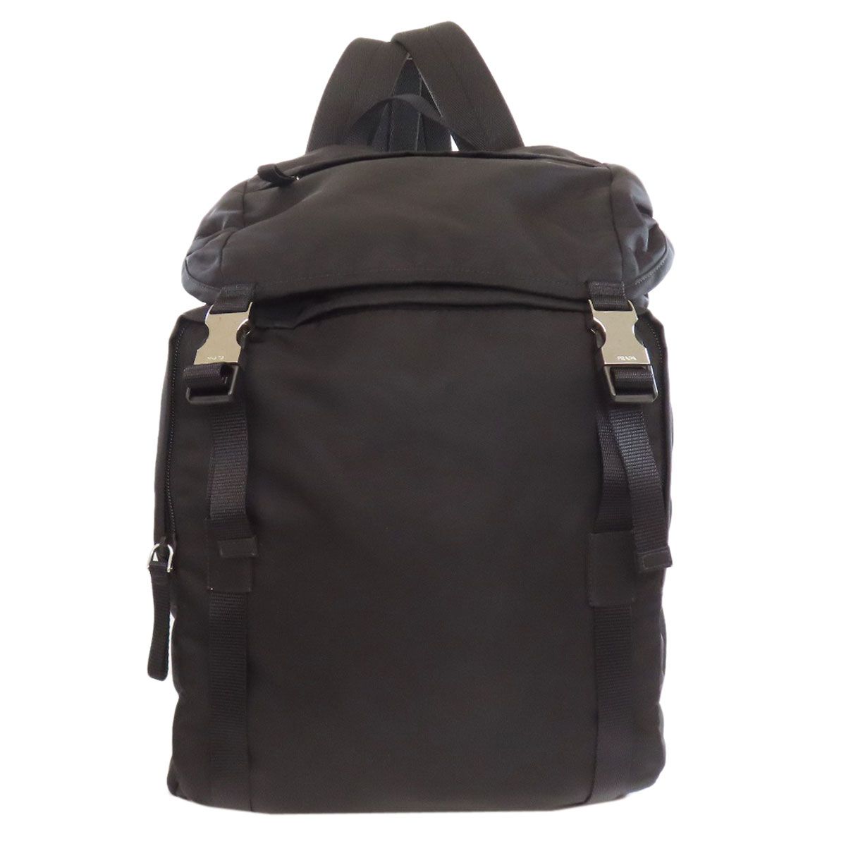 PRADA プラダ ロゴ金具 リュック デイパック ナイロン レディース