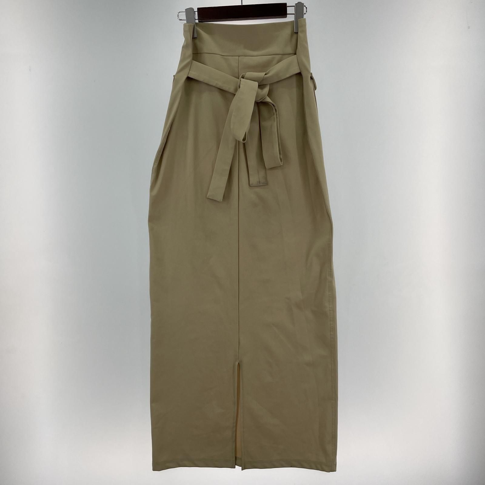 【dich henderson】MAXI SKIRT/ベージュ スカート DICH HENDERSON jogging maxi skirt beige スカート DICH