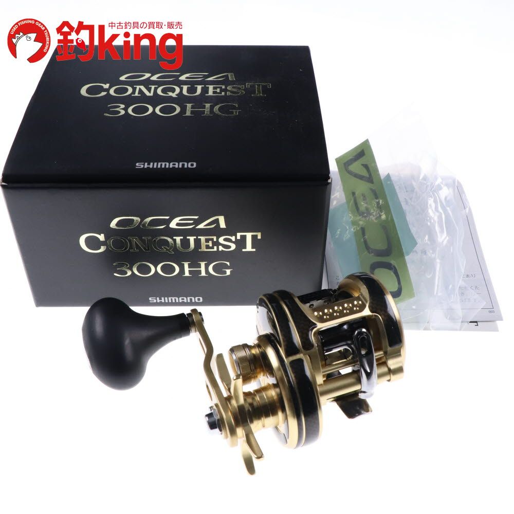 SHIMANO - 【中古/美品】 シマノ 15 オシアコンクエスト 300HG wanne'sデカール付  /Q355M シマノ 15 オシアコンクエスト 300HG wanne'sデカール付 /Q355M