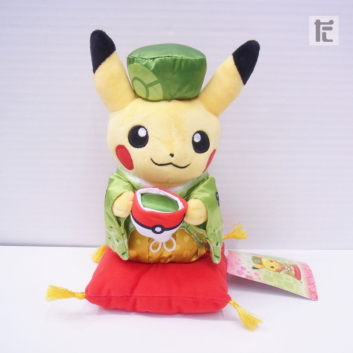 ポケセン地域限定　はんなりお茶会ごっこピカチュウ　未使用　紙タグ付 ポケモンセンター マスコット はんなりお茶会ごっこ ピカチュウ