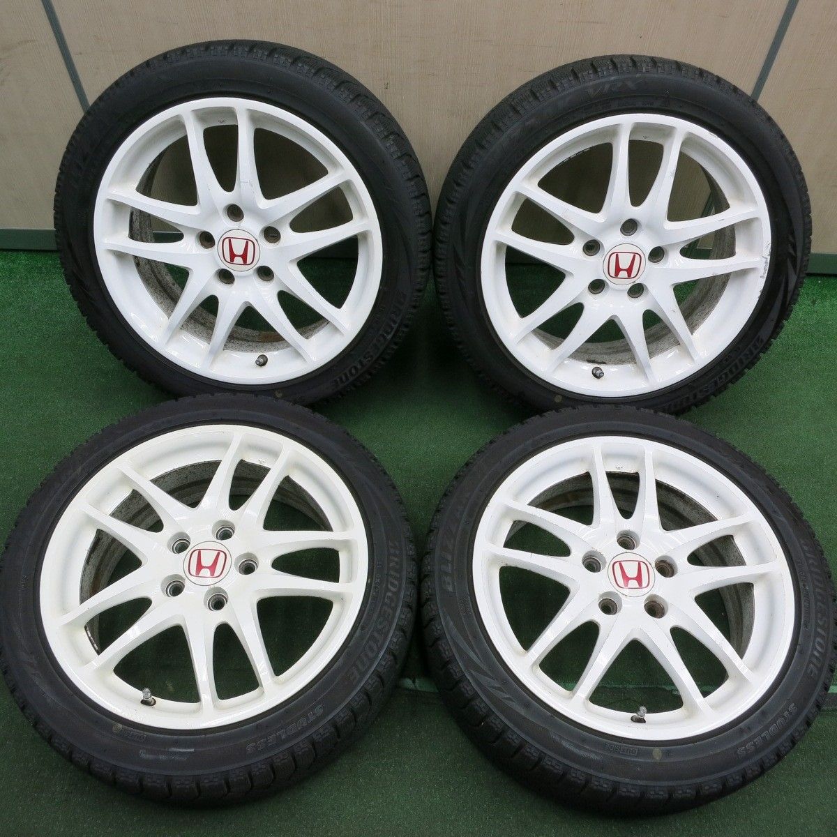 送料無料* バリ溝！9分☆ホンダ DC5 インテグラ タイプR 純正 215/45R17 スタッドレス ブリヂストン ブリザック VRX  PCD114.3/5H☆4032408HAス - メルカリ