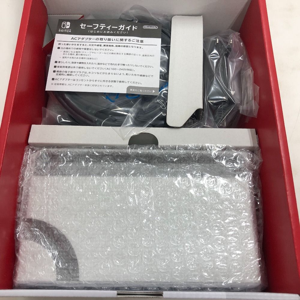 02w00671 Nintendo Switch 本体 有機ELモデル Joy-Con(L/R)ホワイト ニンテンドースイッチ 未使用品 ゲームハード  【中古品】 - メルカリ