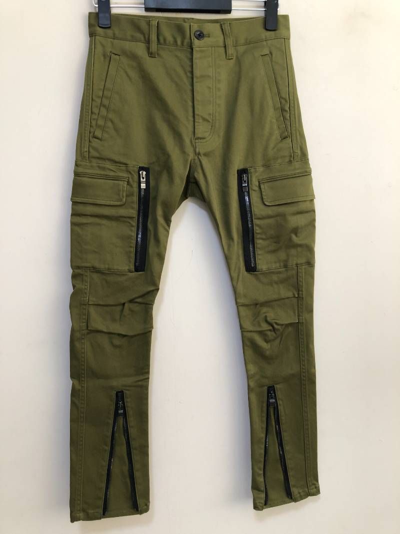 コ ♥ タグ付き WJK スリムパラシュートパンツ slim parachute pants カーキ khaki S
