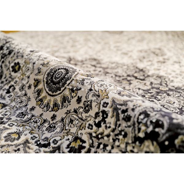 カーペット/ラグマット 約240×340cm 83/LGY(ライトグレー) 防炎 ホットカーペット対応 トルコ製 『リタ』 プレーベル〔代引不可〕 カーペット⁄ラグマット 約240×340cm 83⁄LGY(ライトグレー) 防炎 ホット