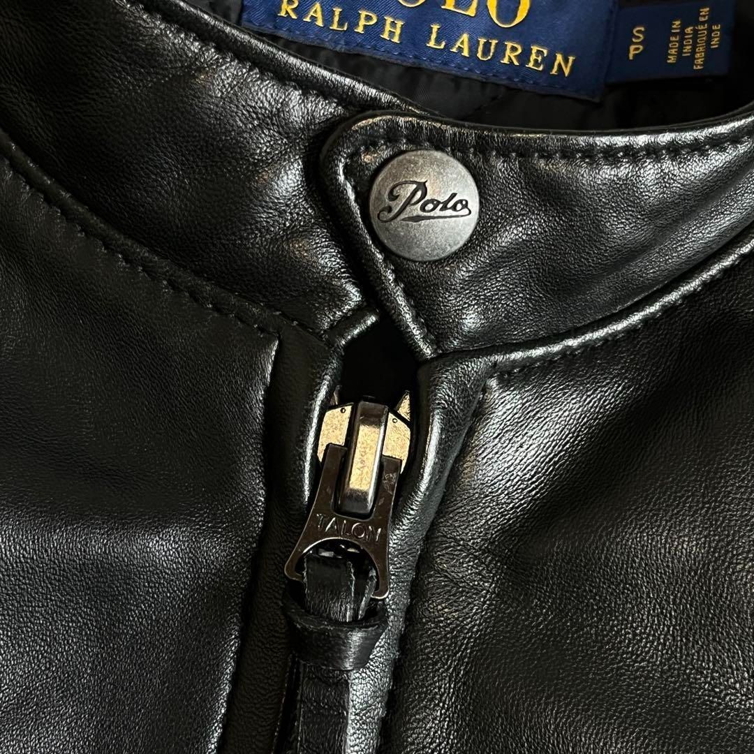 POLO RALPH LAUREN ラムレザー シングルライダース