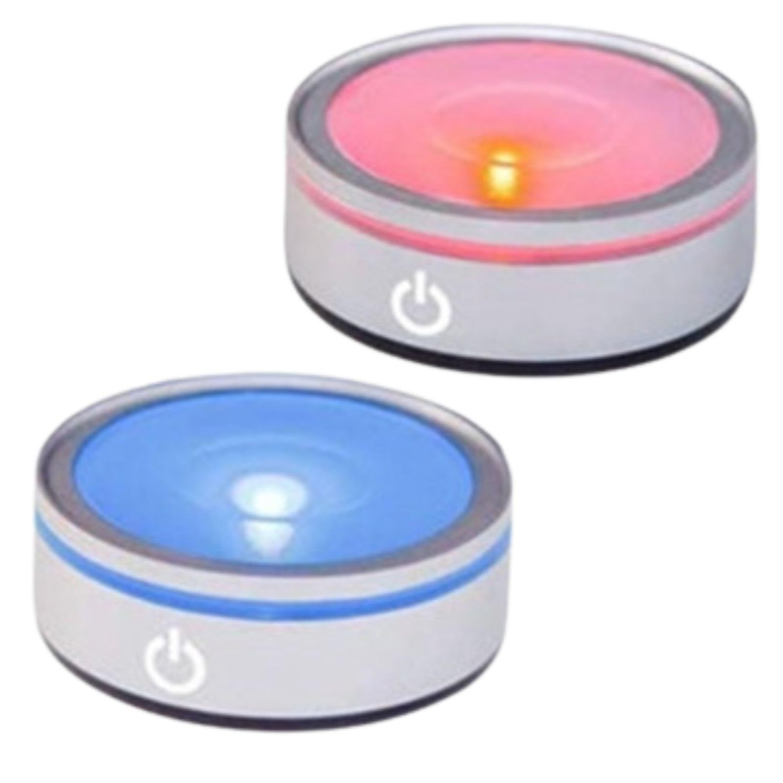 geneX光る台座 レインボーコースター led 照明 ディスプレイ